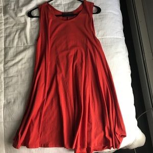 Comfy burnt orange shift dress - barely worn